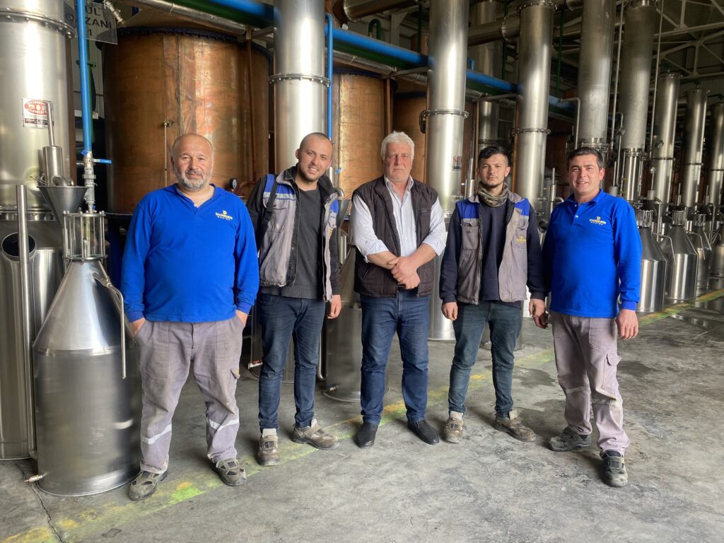 HI-500 copper steam distillation stills for rose oil and hydrosol production
